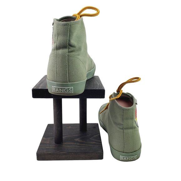 Bangs, Sage Green Ambassador High Tops, Unisex, Mens 5.5 W/7 - Picture 5 of 10